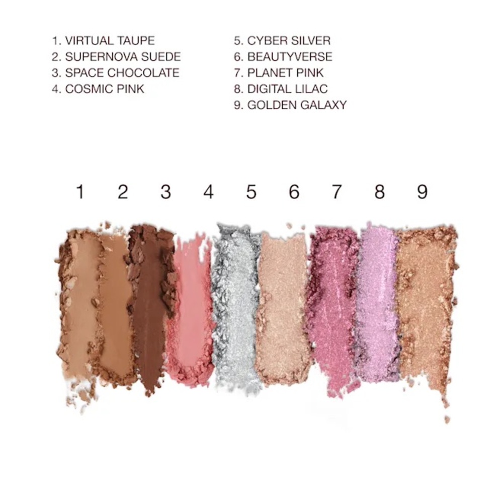 CHARLOTTE TILBURY THE BEAUTY VERSE PALETTE for EYES•LIMITED EDITION•9 Shades NIB - Picture 4 of 16